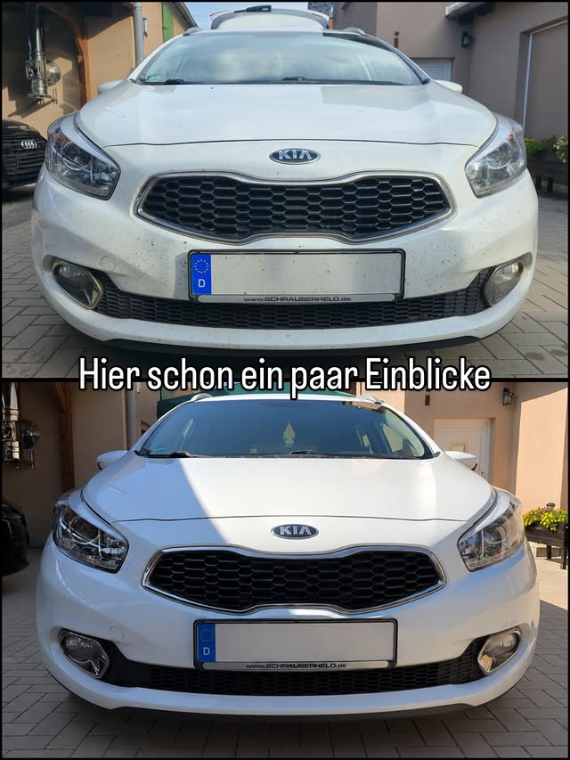 KIA Ceed Vorher und Nachher Collage 3
